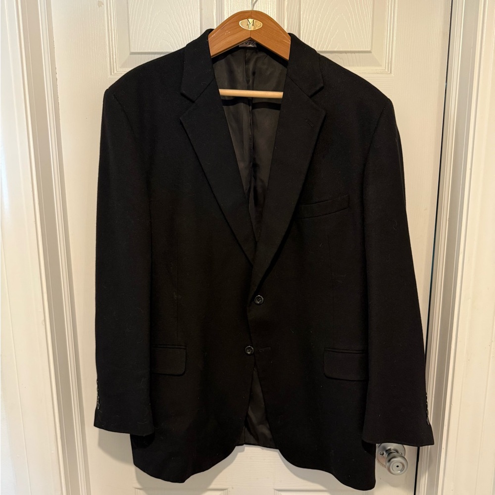 Jos. A. Bank Elegant Black Cashmere Men's Blazer